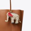 T Monogram Elephant Key Ring
