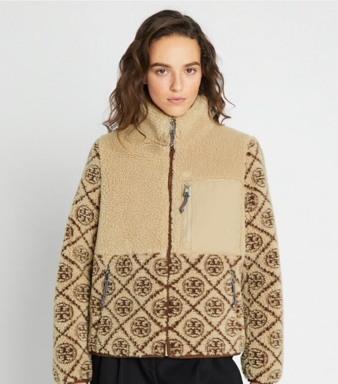 T Monogram Fleece Jacket