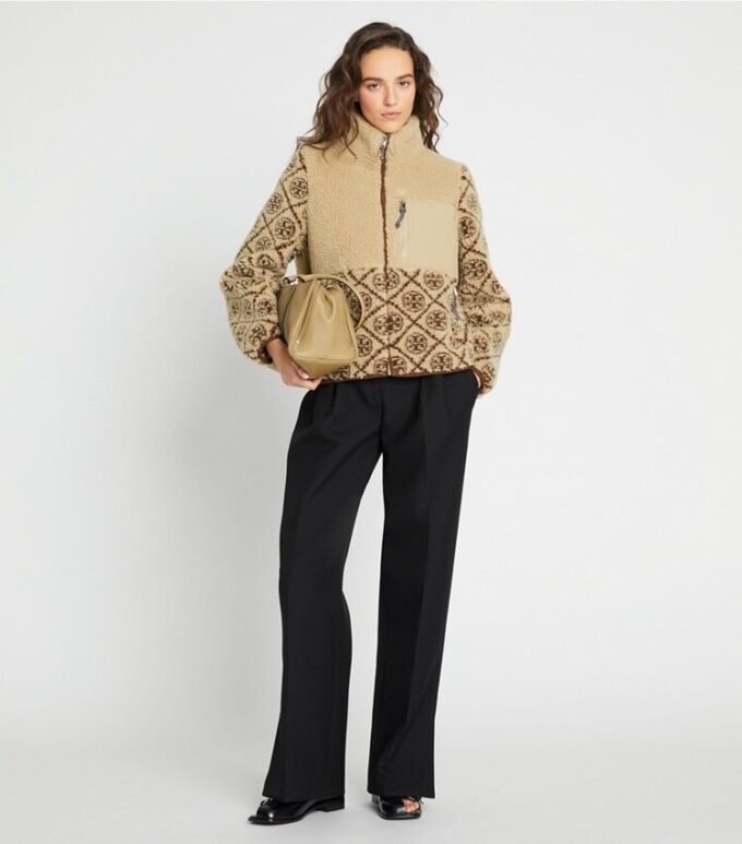 T Monogram Fleece Jacket