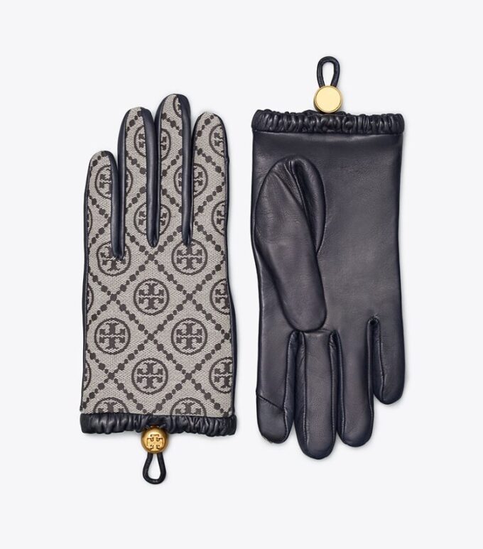 T Monogram Gloves