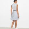 T Monogram Jacquard Pleated Golf Dress