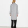 T Monogram Jacquard Reversible Wool Coat