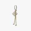 T Monogram Logo Key Ring