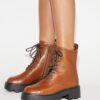 T Monogram Lug Boot