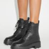 T Monogram Lug Boot