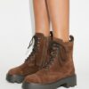 T Monogram Lug Boot