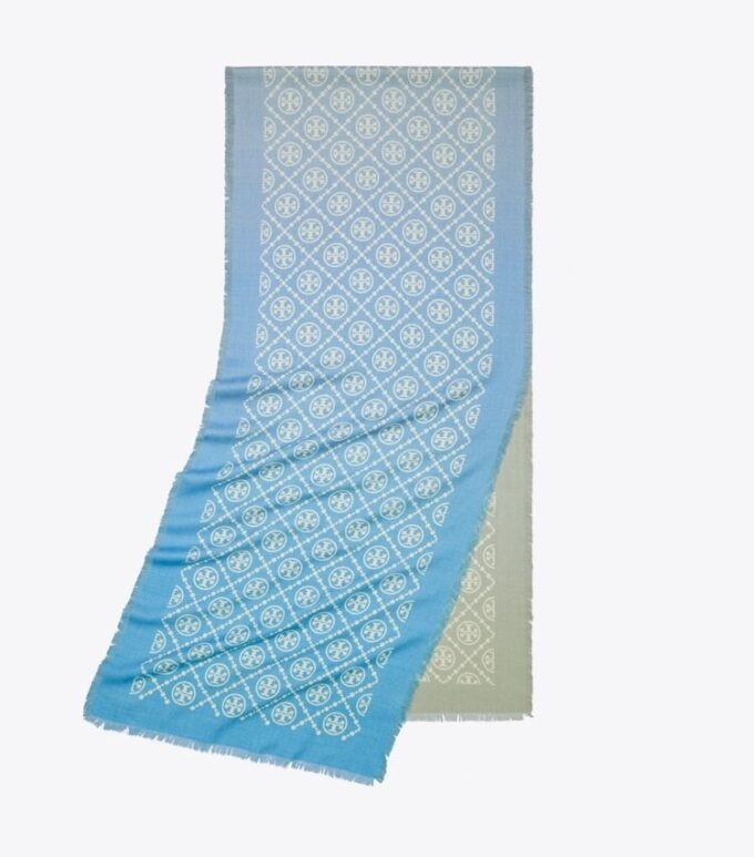 T Monogram Oblong Scarf