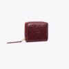 T Monogram Patent Embossed Bi-Fold Wallet