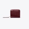 T Monogram Patent Embossed Bi-Fold Wallet