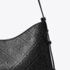 T Monogram Pebbled Messenger Bag