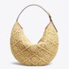T Monogram Raffia Balloon Bag