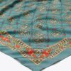 T Monogram Silk Square Scarf