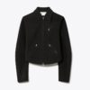 T Monogram Wool Biker Jacket