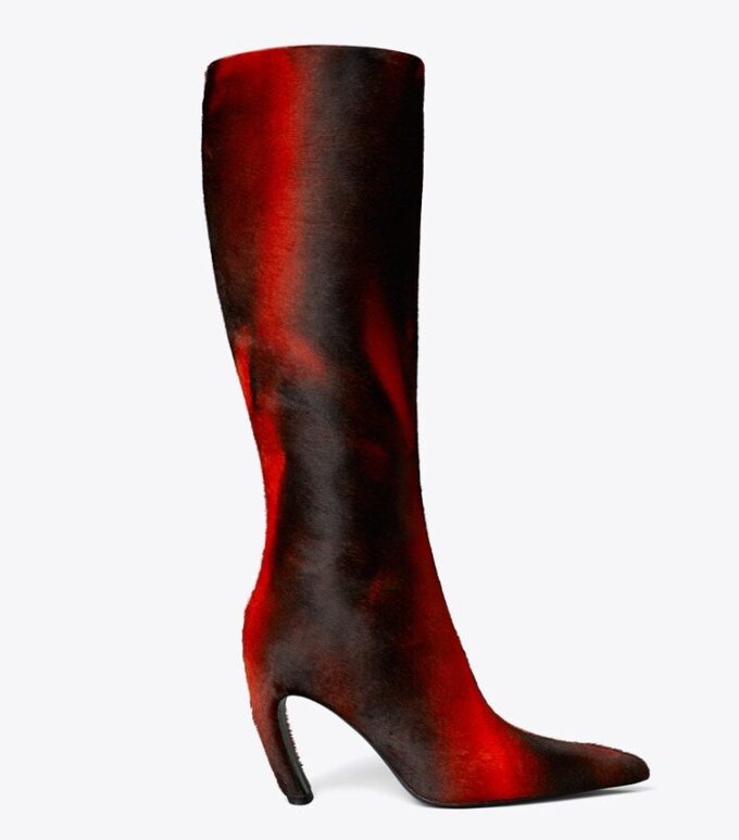 Tall Printed Calf Hair Boot