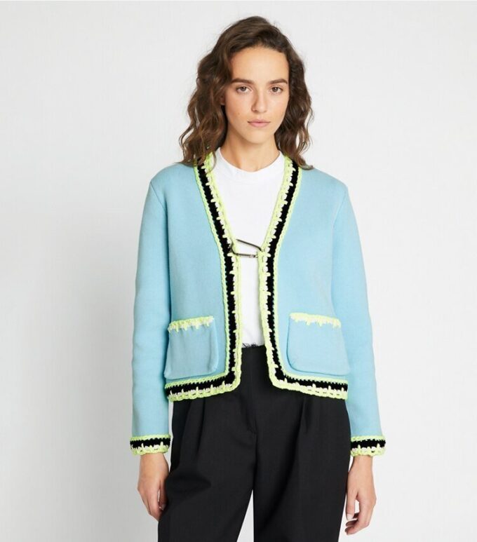 Tech Knit Viscose Cardigan