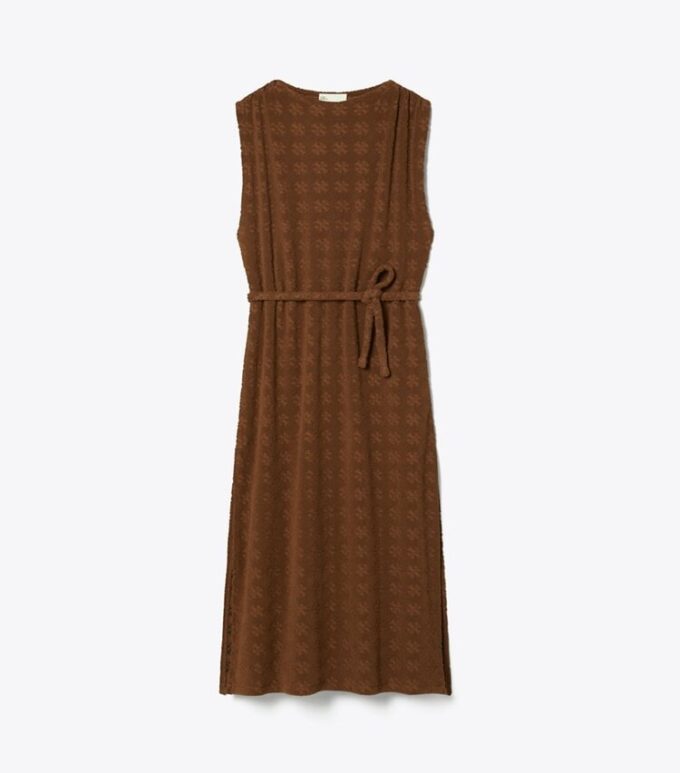 Terry Jacquard Maxi Dress