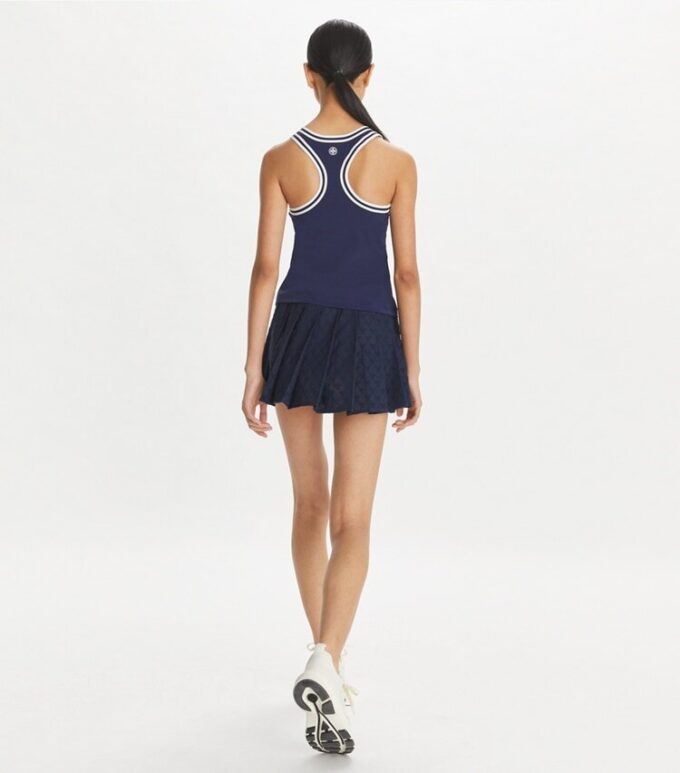 Terry Jacquard Mini Tennis Skirt