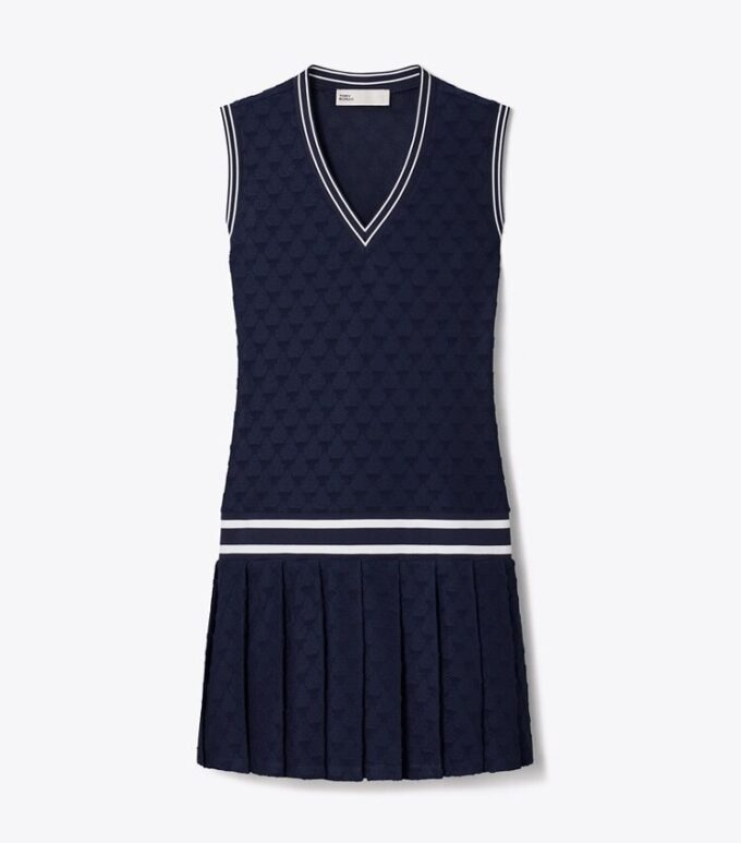 Terry Jacquard Tennis Dress