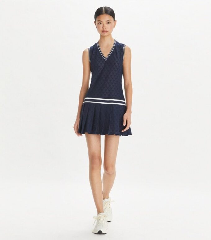 Terry Jacquard Tennis Dress