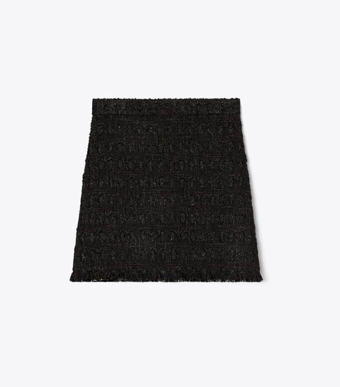 Tinsel Tweed Mini Skirt