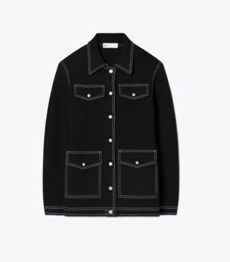 Topstitch Wool Jacket