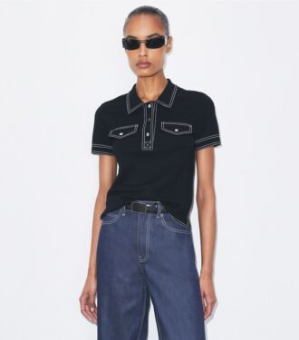 Topstitch Wool Polo