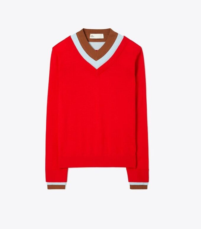Triple Layer Colorblock Sweater