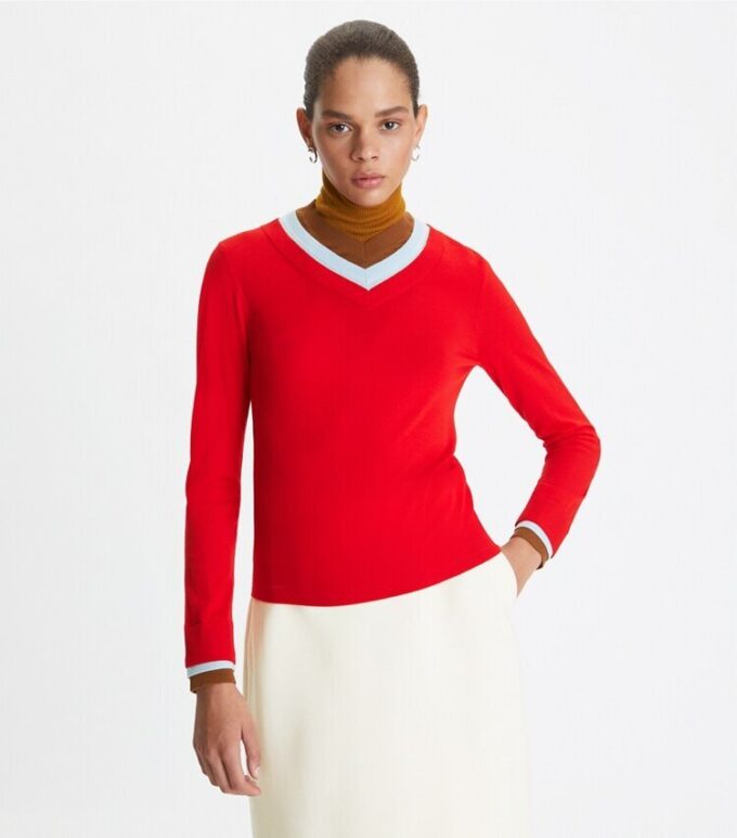 Triple Layer Colorblock Sweater