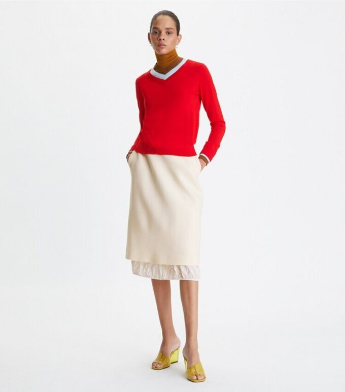 Triple Layer Colorblock Sweater