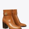 Turnlock Heeled Ankle Boot