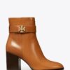 Turnlock Heeled Ankle Boot