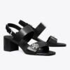 Turnlock Heeled Sandal