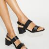 Turnlock Heeled Sandal