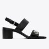 Turnlock Heeled Sandal