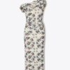 Twisted Cotton Velvet Dress