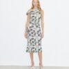 Twisted Cotton Velvet Dress