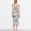 Twisted Cotton Velvet Dress