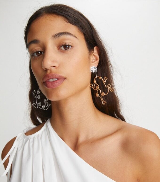 Twisted Frog Earring