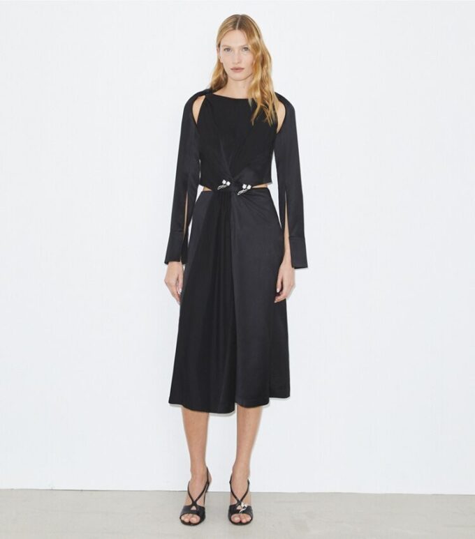 Twisted Viscose Dress