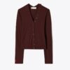 V-Neck Wool Cardigan
