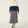 Viscose Color-Block Sweater