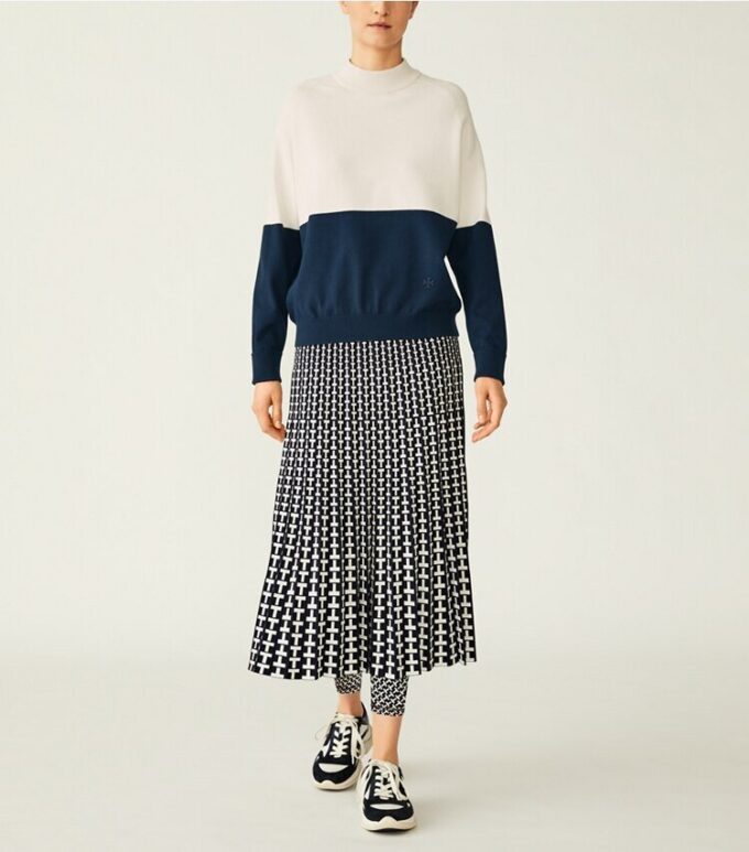Viscose Color-Block Sweater