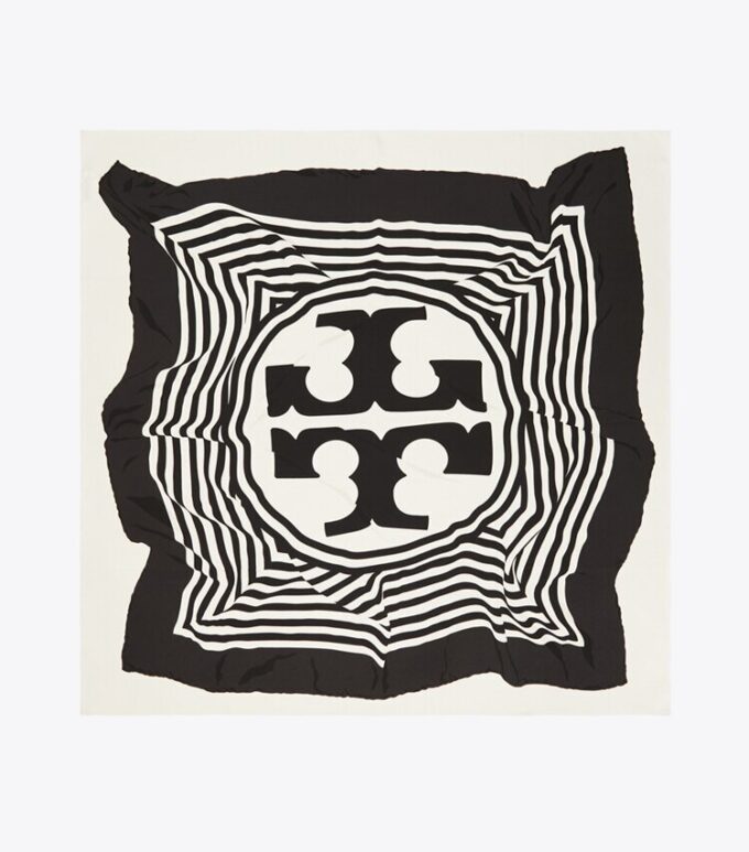 Warped Logo Silk Square