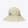 Wide-Brim Bucket Hat