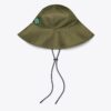 Wide-Brim Nylon Bucket Hat