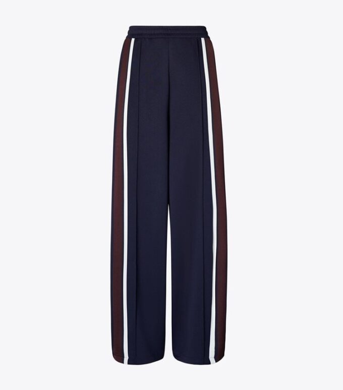 Wide-Leg Jersey Track Pant