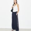 Wide-Leg Jersey Track Pant