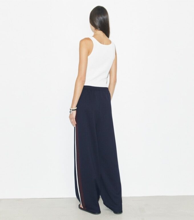 Wide-Leg Jersey Track Pant