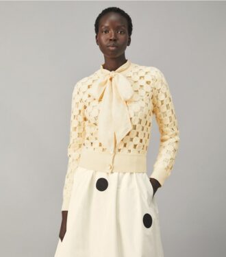 Wool Guipure Cardigan