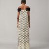 Wool Guipure Embellished Dress